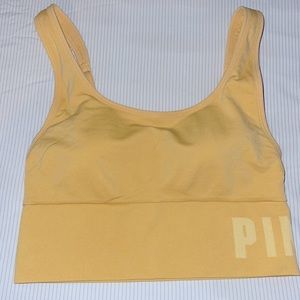 PINK seamless long line sport bra